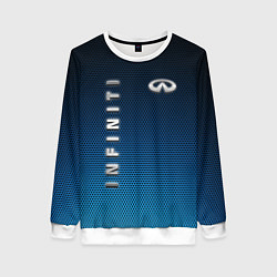 Свитшот женский INFINITI, цвет: 3D-белый