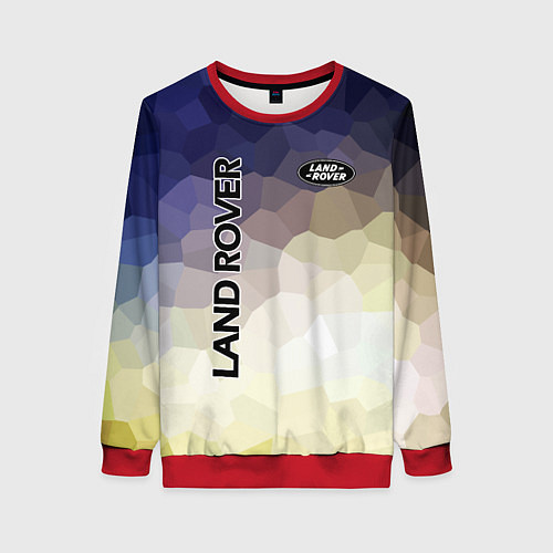 Женский свитшот LAND ROVER / 3D-Красный – фото 1