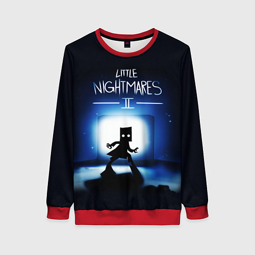 Женский свитшот Little Nightmares 2 МОНО / 3D-Красный – фото 1