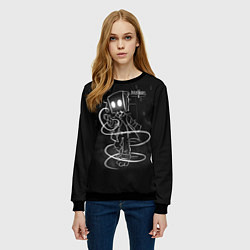 Свитшот женский Little Nightmares 2 MONO, цвет: 3D-черный — фото 2