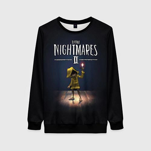 Женский свитшот Little Nightmares 2 пламя / 3D-Черный – фото 1