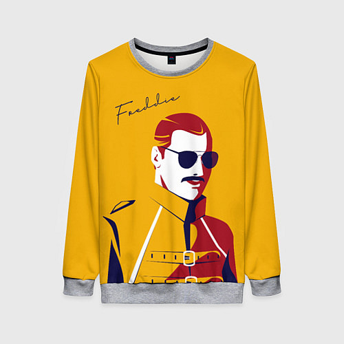 Женский свитшот QUEEN FREDDY / 3D-Меланж – фото 1