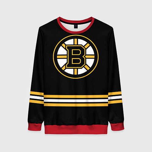 Женский свитшот Бостон Брюинз Форма1 / 3D-Красный – фото 1