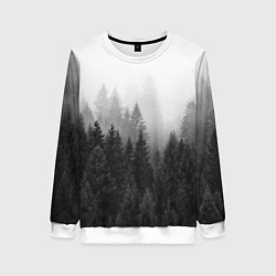 Женский свитшот Туманный лес
