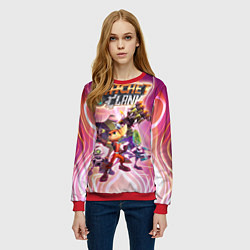 Свитшот женский Рэтчет и Кланr, цвет: 3D-красный — фото 2