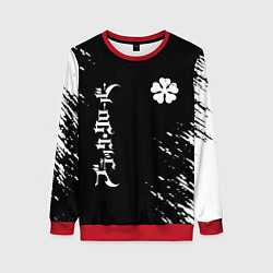 Женский свитшот Черный клевер