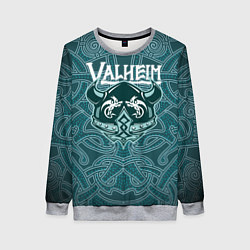 Свитшот женский Valheim, цвет: 3D-меланж