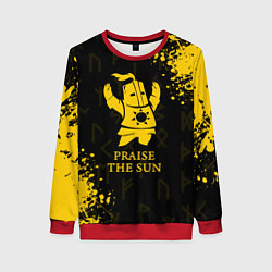 Свитшот женский DARK SOULS ТЁМНЫЕ ДУШИ, цвет: 3D-красный