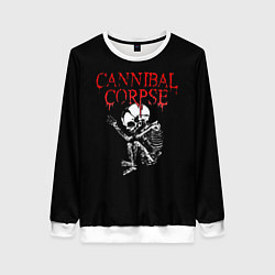 Свитшот женский Cannibal Corpse 1, цвет: 3D-белый