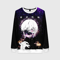 Свитшот женский Kaneki Ken Tokyo Ghoul, цвет: 3D-белый