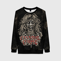 Свитшот женский Cannibal Corpse, цвет: 3D-черный