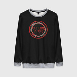 Свитшот женский Cannibal Corpse, цвет: 3D-меланж
