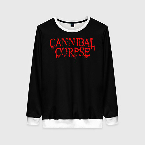 Женский свитшот Cannibal Corpse / 3D-Белый – фото 1