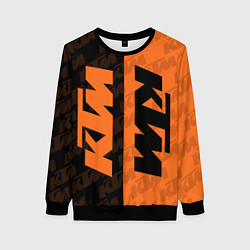 Свитшот женский KTM КТМ Z, цвет: 3D-черный