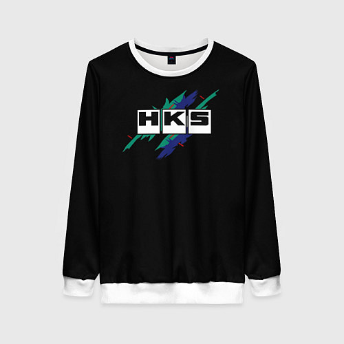 Женский свитшот HKS / 3D-Белый – фото 1