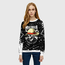 Свитшот женский ONE PIECE ВАН ПИС, цвет: 3D-белый — фото 2