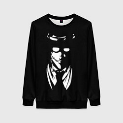Свитшот женский Hellsing, цвет: 3D-черный