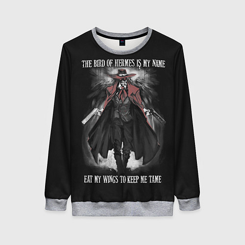 Женский свитшот Хеллсинг / 3D-Меланж – фото 1