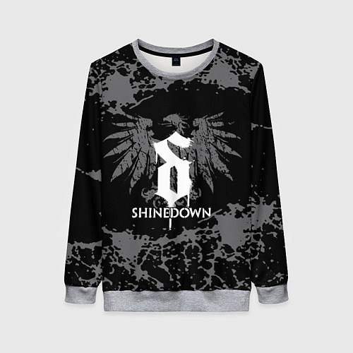 Женский свитшот Shinedown / 3D-Меланж – фото 1