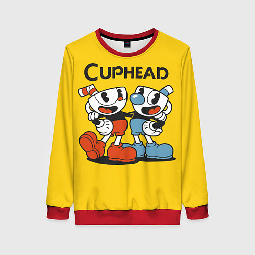 Женский свитшот CUPHEAD / 3D-Красный – фото 1