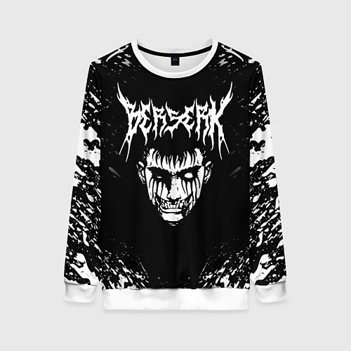 Женский свитшот BERSERK БЕРСЕРК / 3D-Белый – фото 1