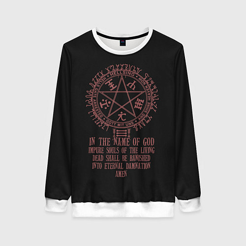 Женский свитшот Cromwell Seal / 3D-Белый – фото 1