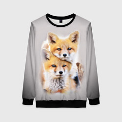 Женский свитшот Лисята