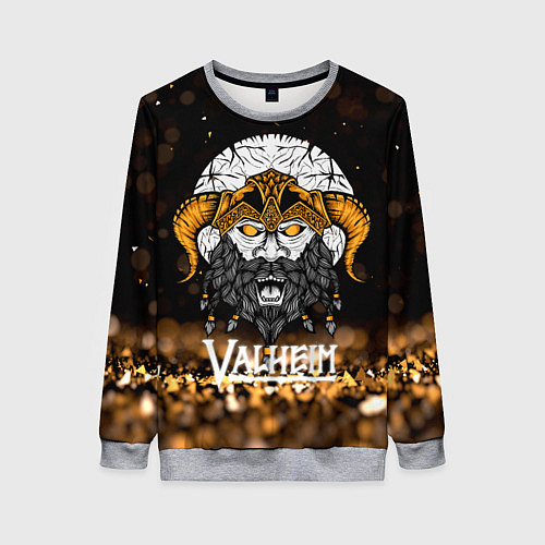 Женский свитшот Valheim Viking Gold / 3D-Меланж – фото 1