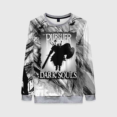 Женский свитшот DARK SOULS ТЁМНЫЙ МИР / 3D-Меланж – фото 1