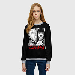 Свитшот женский Безумный Азарт, цвет: 3D-меланж — фото 2