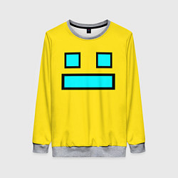 Женский свитшот Geometry Dash: Smile