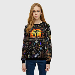 Свитшот женский Path of Exile, цвет: 3D-черный — фото 2