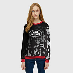 Свитшот женский LAND ROVER ГОРОДСКОЙ КАМУФЛЯЖ, цвет: 3D-красный — фото 2