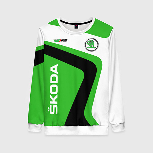 Женский свитшот Skoda / 3D-Белый – фото 1
