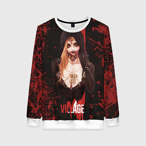 Женский свитшот Resident Evil Village / 3D-Белый – фото 1