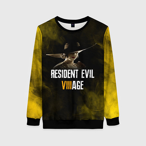 Женский свитшот RESIDENT EVIL VILLAGE LADY DIMITRESCU Z / 3D-Черный – фото 1