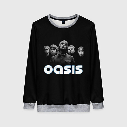 Женский свитшот OASIS / 3D-Меланж – фото 1