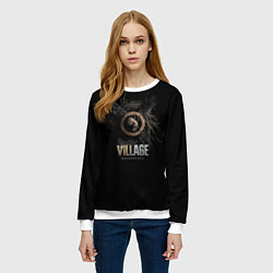 Свитшот женский Resident Evil Village, цвет: 3D-белый — фото 2