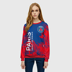 Свитшот женский ФК ПСЖ PARIS SAINT GERMAIN, цвет: 3D-красный — фото 2