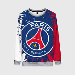 Свитшот женский ФК ПСЖ FC PSG PARIS SG, цвет: 3D-меланж
