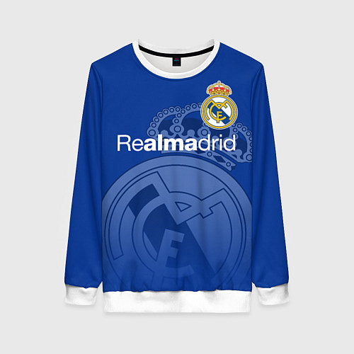Женский свитшот REAL MADRID РЕАЛ МАДРИД / 3D-Белый – фото 1