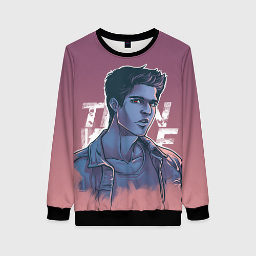 Женский свитшот Teen Wolf Scott McCall / 3D-Черный – фото 1