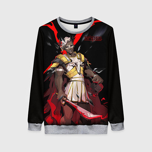 Женский свитшот Hades Ares / 3D-Меланж – фото 1