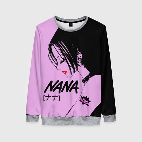 Женский свитшот Нана аниме / 3D-Меланж – фото 1