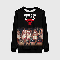 Свитшот женский CHICAGO BULLS 3, цвет: 3D-черный