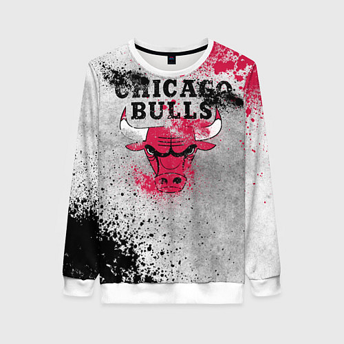 Женский свитшот CHICAGO BULLS 8 / 3D-Белый – фото 1