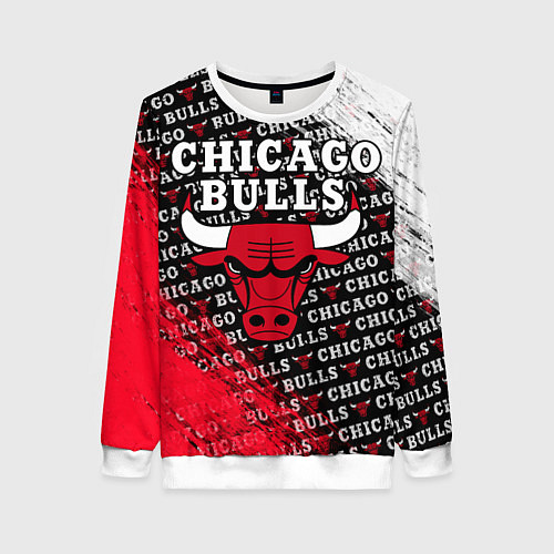 Женский свитшот CHICAGO BULLS 6 / 3D-Белый – фото 1