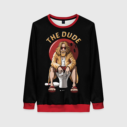 Женский свитшот THE DUDE Big Lebowski / 3D-Красный – фото 1