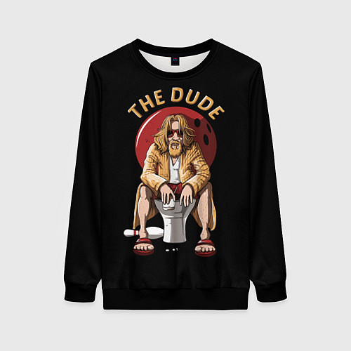 Женский свитшот THE DUDE Big Lebowski / 3D-Черный – фото 1