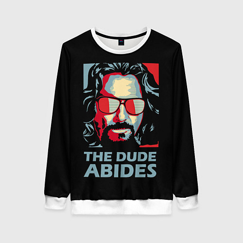 Женский свитшот The Dude Abides Лебовски / 3D-Белый – фото 1